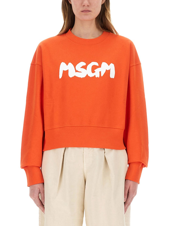 MSGM Sweatshirts - Red | Wanan Luxury