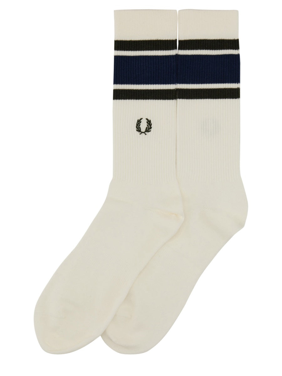 Fred Perry Socks - White | Wanan Luxury