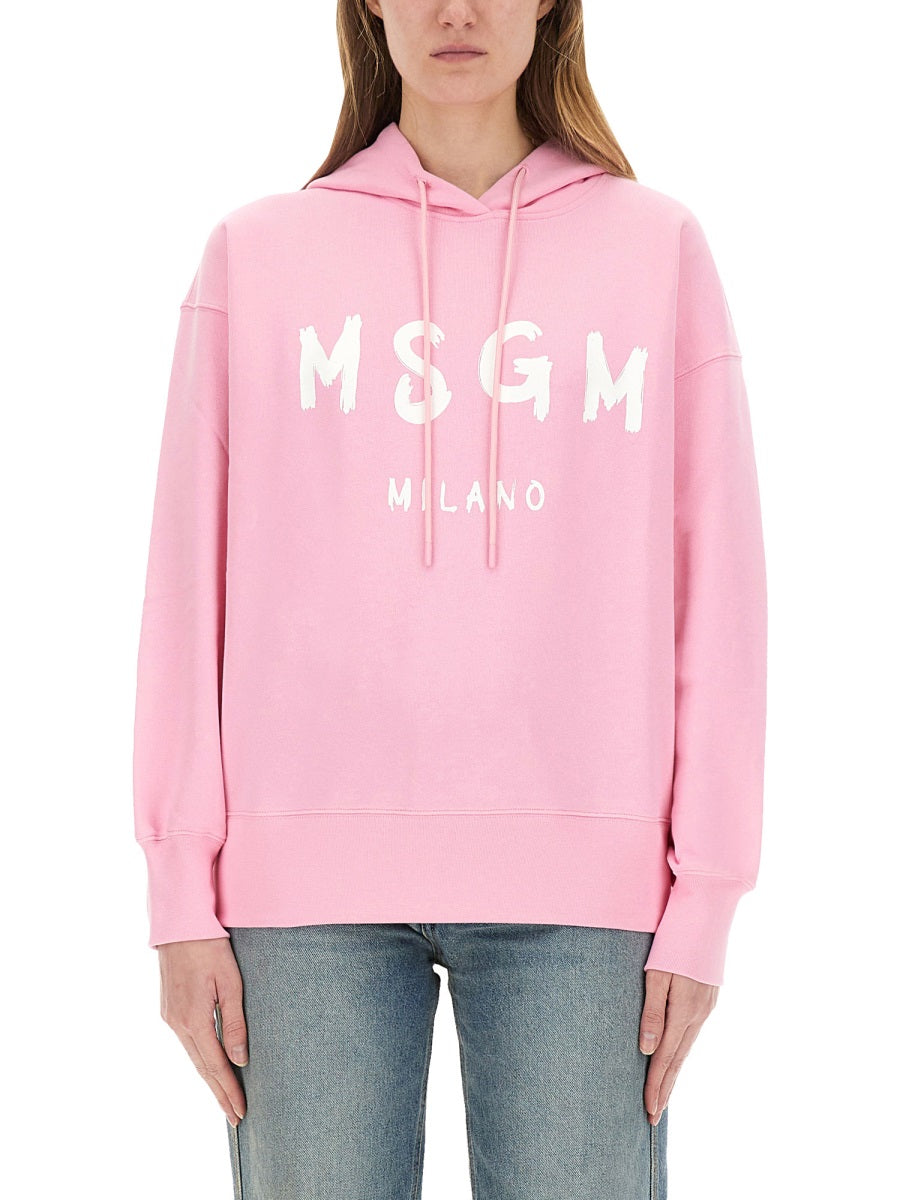 MSGM Sweatshirts - Pink | Wanan Luxury