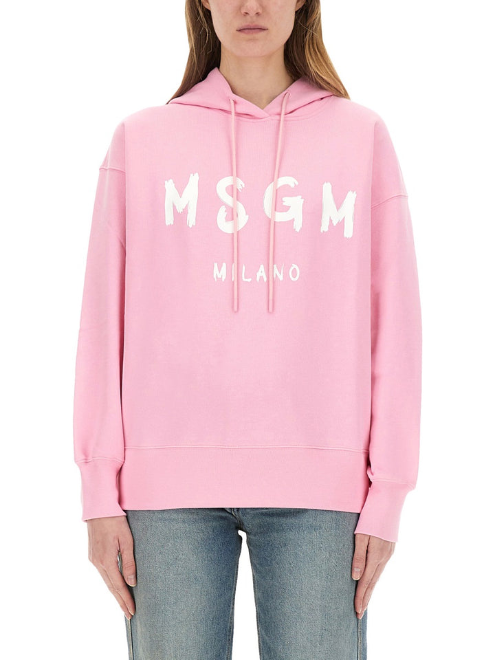 MSGM Sweatshirts - Pink | Wanan Luxury