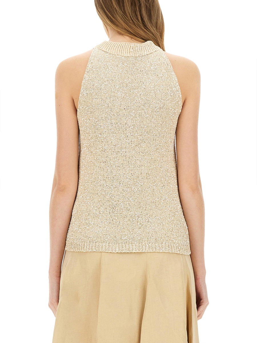 Fabiana Filippi Tops - Beige | Wanan Luxury