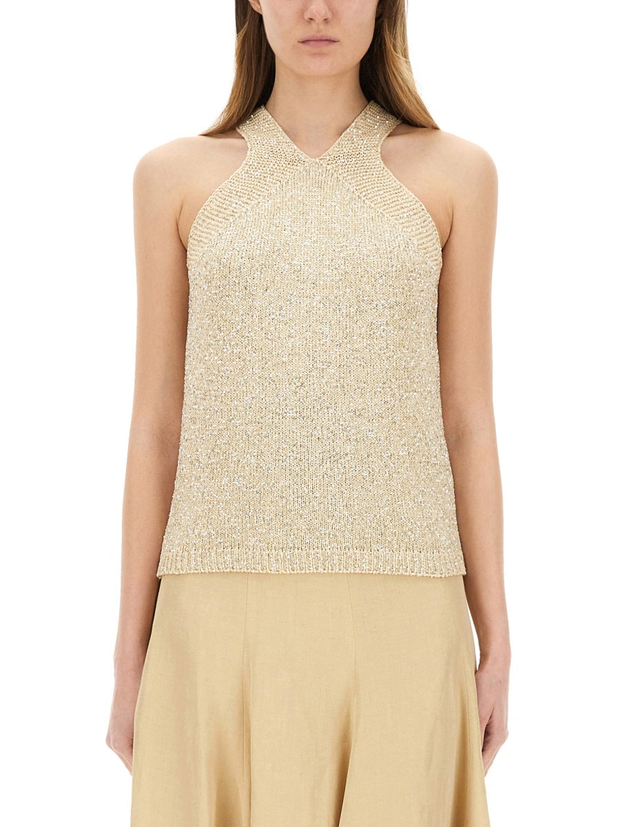 Fabiana Filippi Tops - Beige | Wanan Luxury