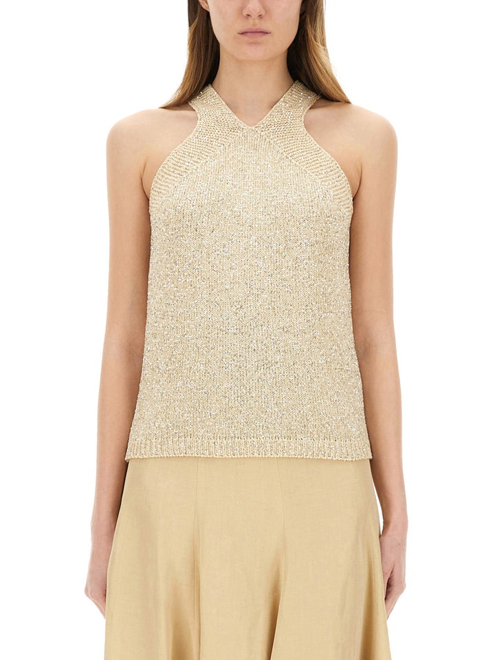 Fabiana Filippi Tops - Beige | Wanan Luxury