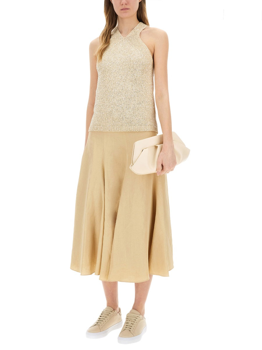 Fabiana Filippi Tops - Beige | Wanan Luxury