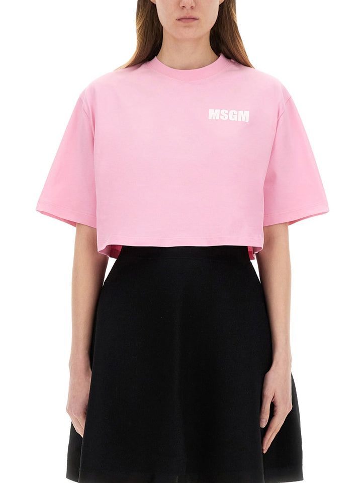 MSGM T shirts - Pink | Wanan Luxury