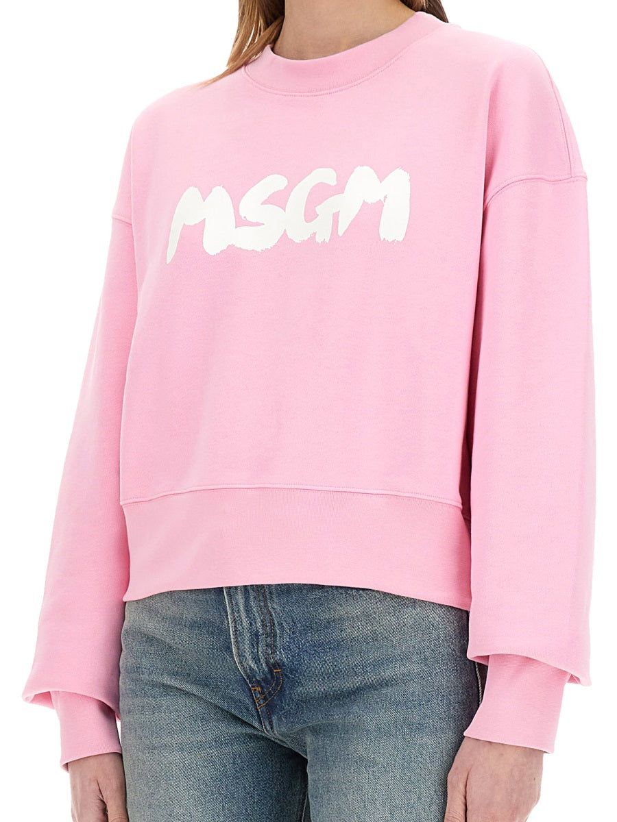 MSGM Sweatshirts - Pink | Wanan Luxury