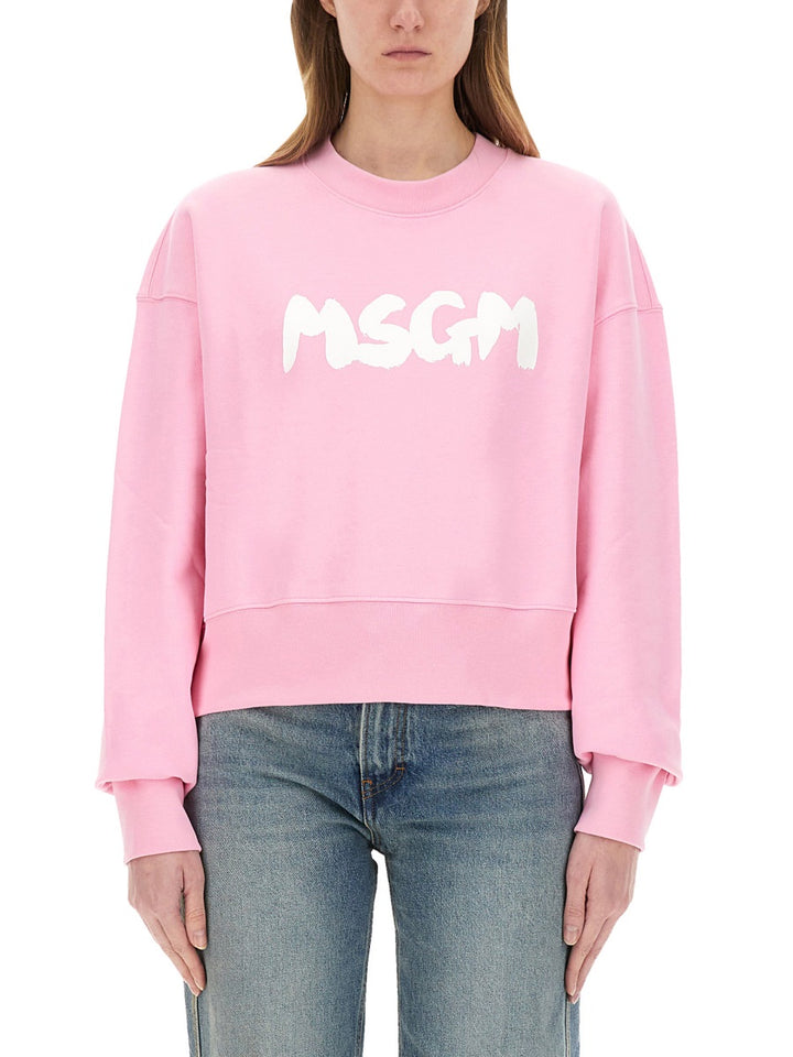 MSGM Sweatshirts - Pink | Wanan Luxury