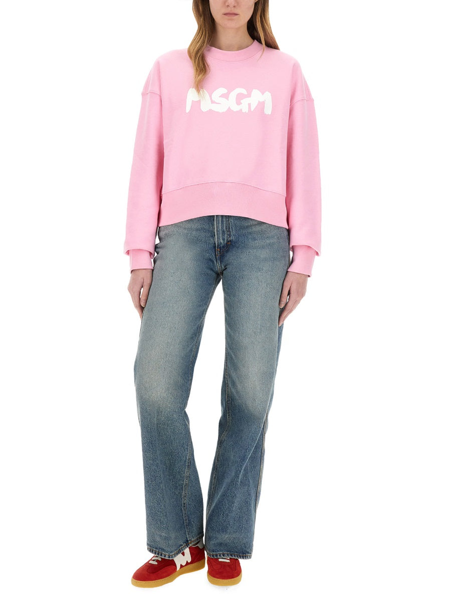 MSGM Sweatshirts - Pink | Wanan Luxury