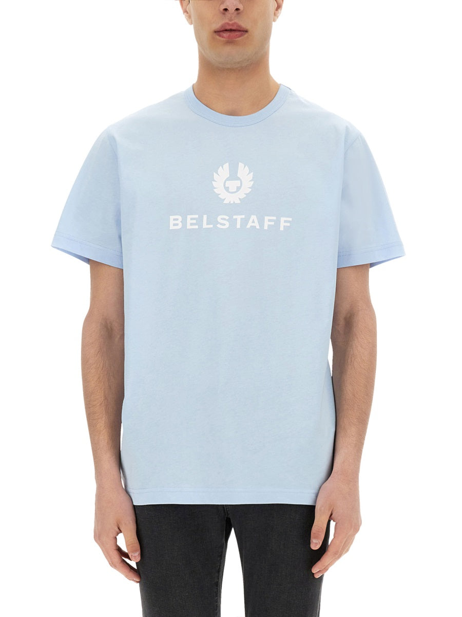 Belstaff T shirts - White, Light Blue | Wanan Luxury
