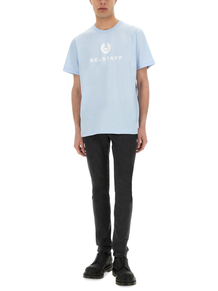 Belstaff T shirts - White, Light Blue | Wanan Luxury