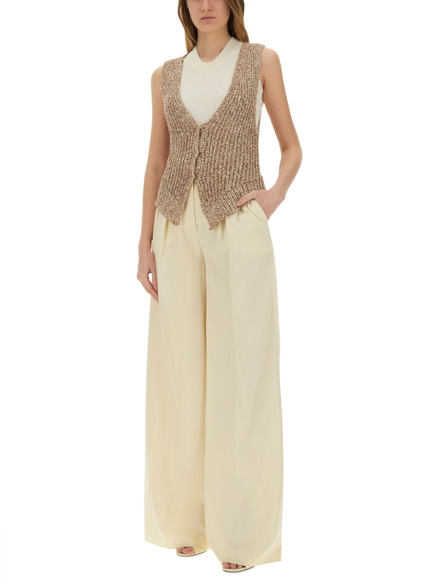 Alysi Gilet - Beige | Wanan Luxury