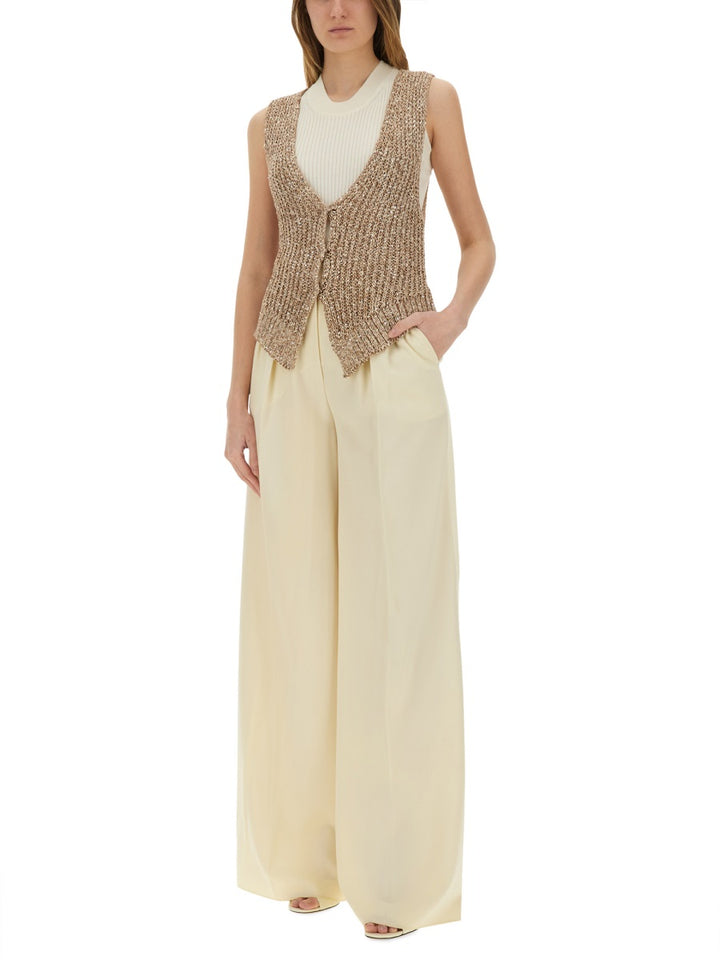 Alysi Gilet - Beige | Wanan Luxury