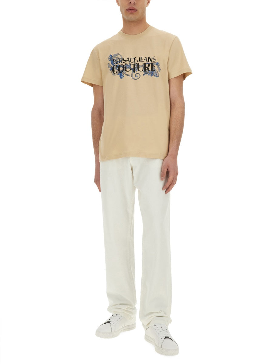 Versace Jeans Couture T shirts - Beige | Wanan Luxury
