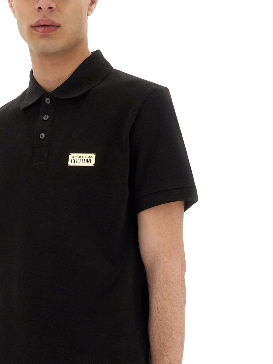 Versace Jeans Couture Polo - Black | Wanan Luxury