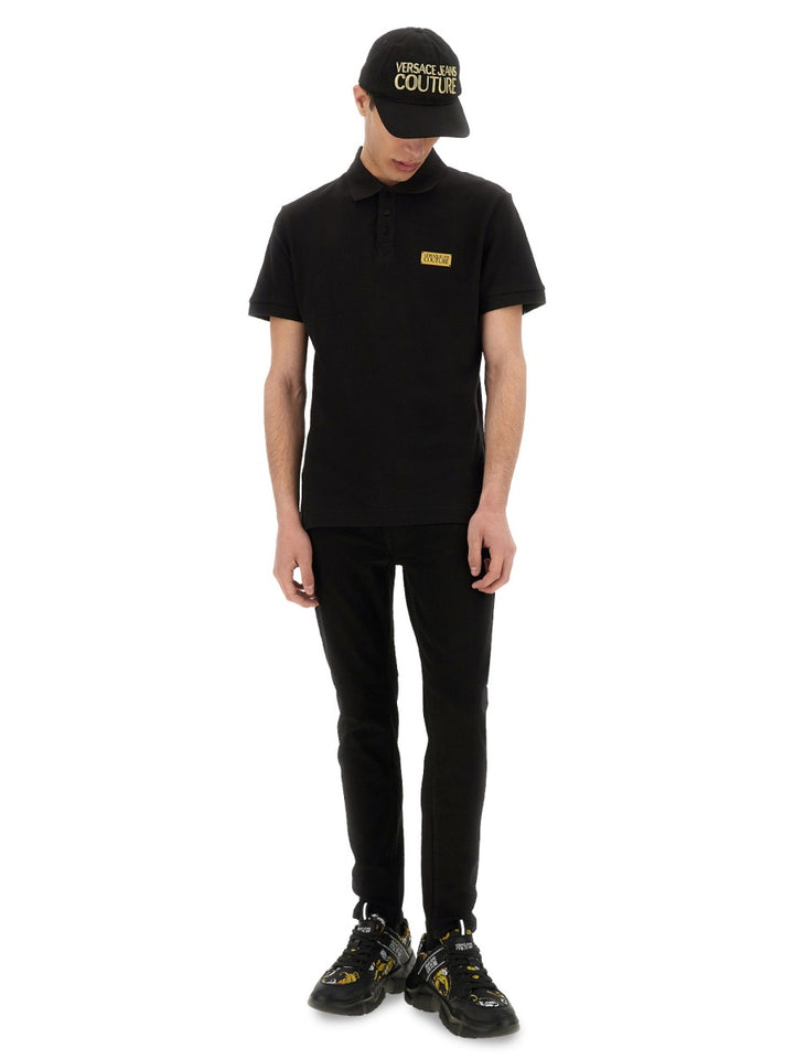 Versace Jeans Couture Polo - Black | Wanan Luxury