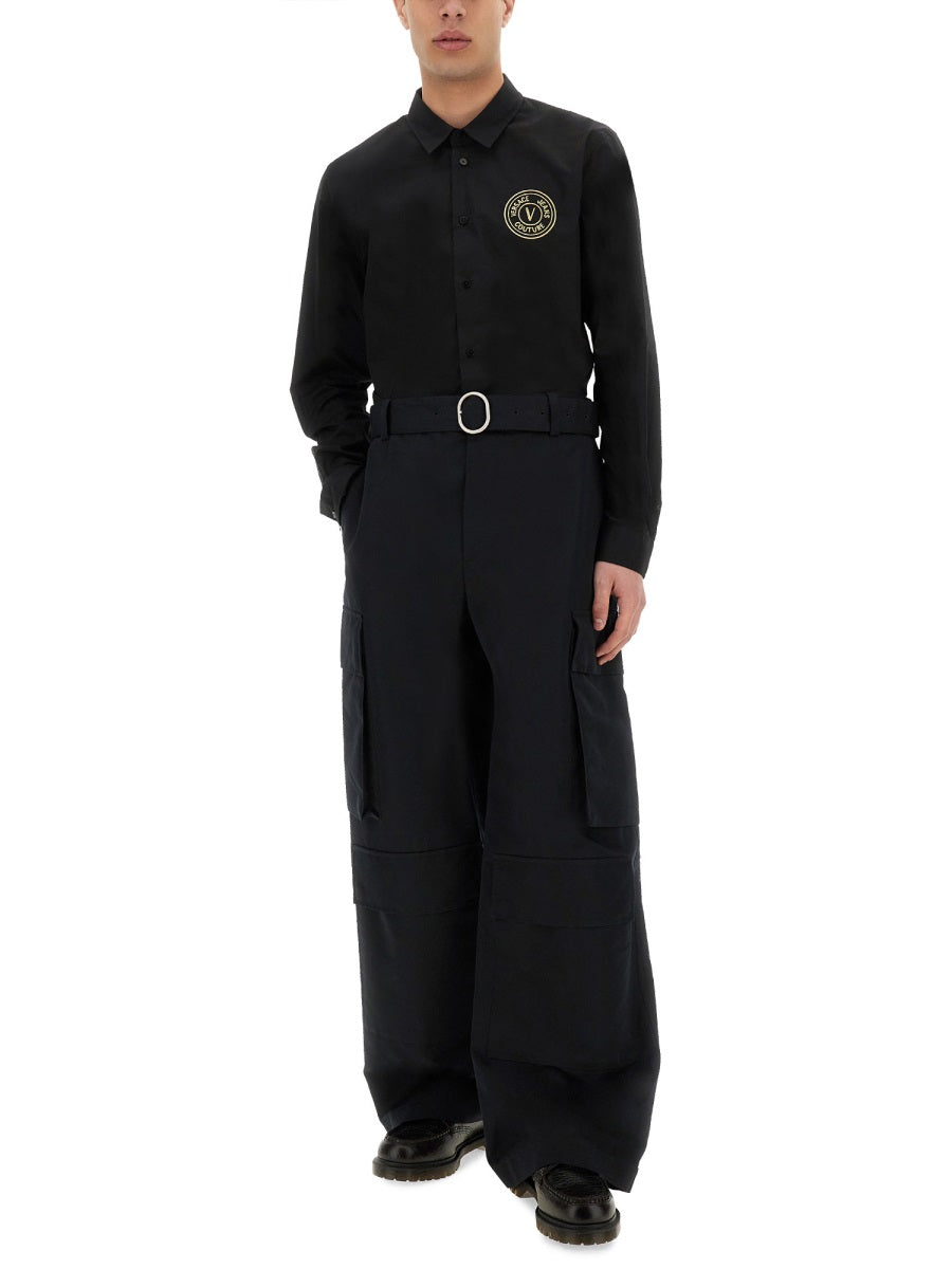 Versace Jeans Couture Shirts - Black | Wanan Luxury