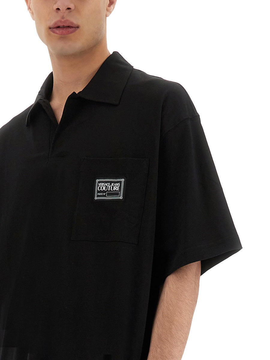 Versace Jeans Couture Polo - Black | Wanan Luxury