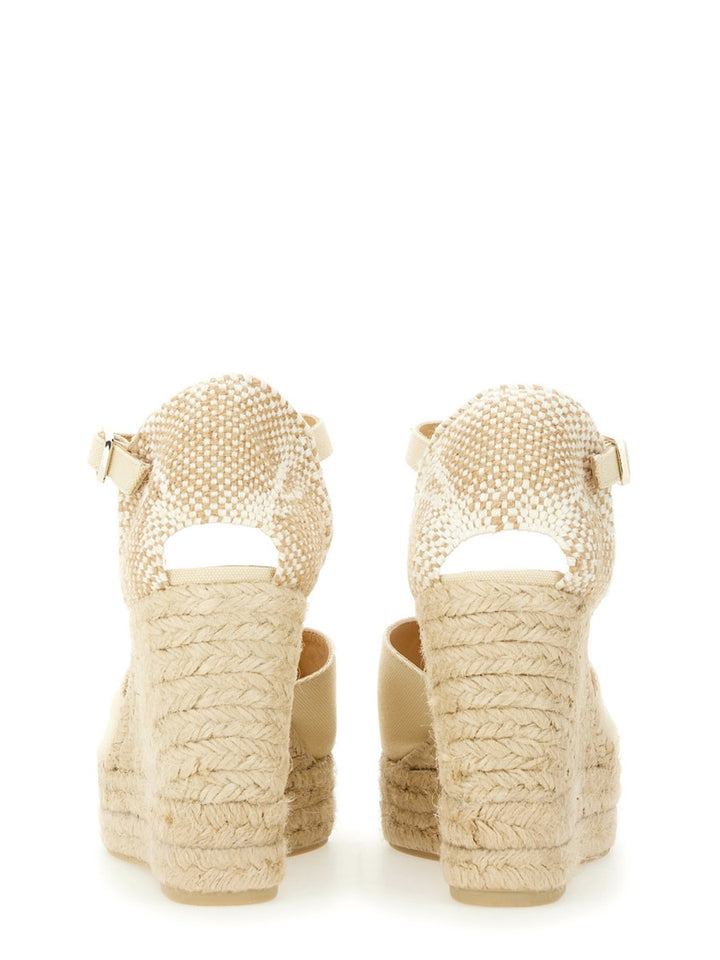 Castañer Wedges - White | Wanan Luxury