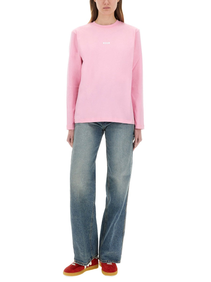 MSGM Sweatshirts - Pink | Wanan Luxury