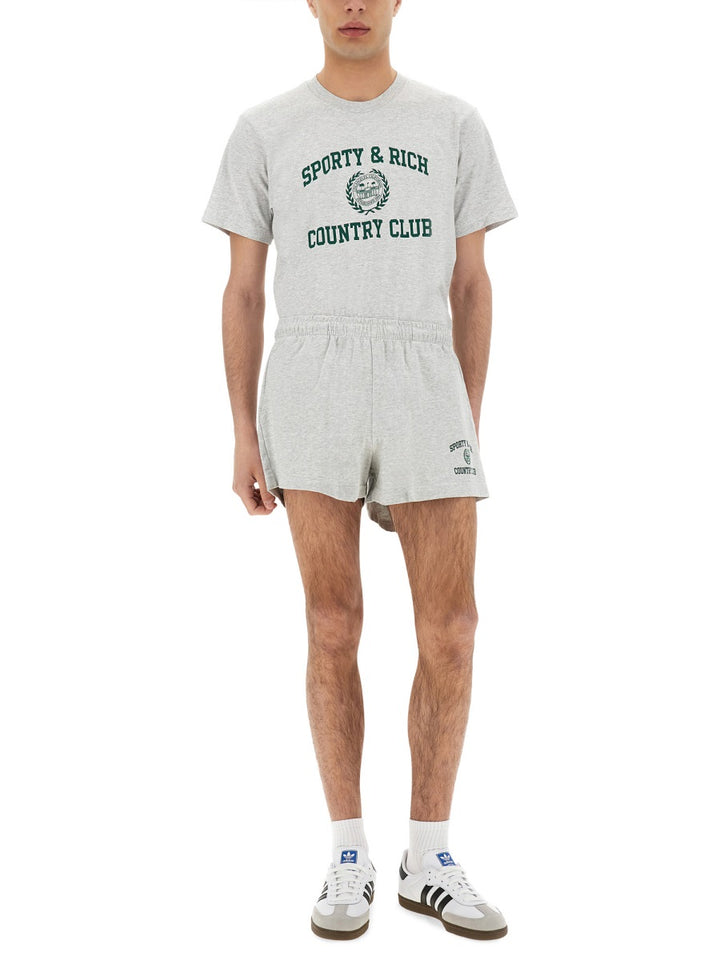 Sporty & Rich T shirts - Grey | Wanan Luxury