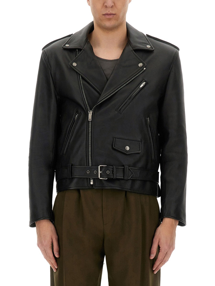 Saint Laurent Leather Jackets - Black | 36b8ce34f986716e5fc9885d299045fd94fb0922
