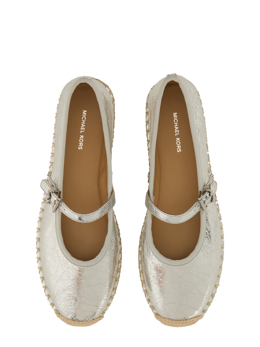 Michael Kors Flat Shoes - Silver | Wanan Luxury