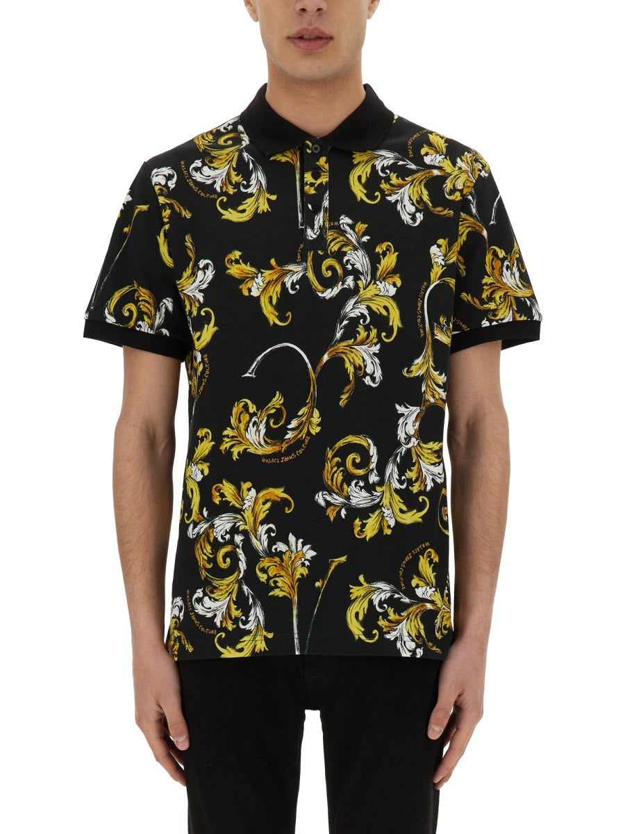 Versace Jeans Couture Polo - Black | Wanan Luxury