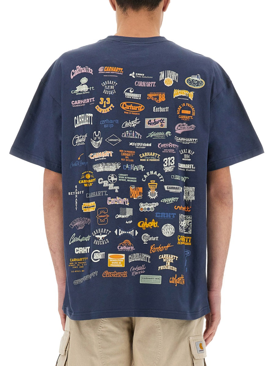 Carhartt Wip T shirts - Blue | Wanan Luxury
