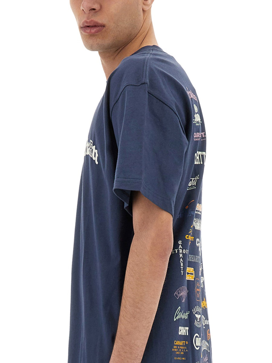 Carhartt Wip T shirts - Blue | Wanan Luxury