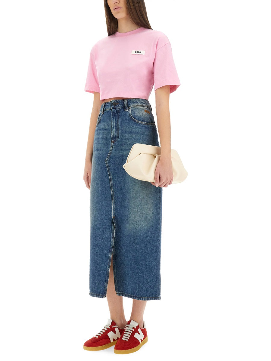 MSGM T shirts - Pink | Wanan Luxury