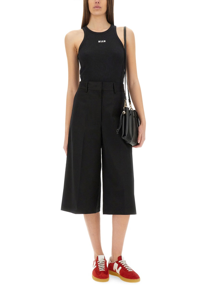 MSGM Tops - Black | Wanan Luxury