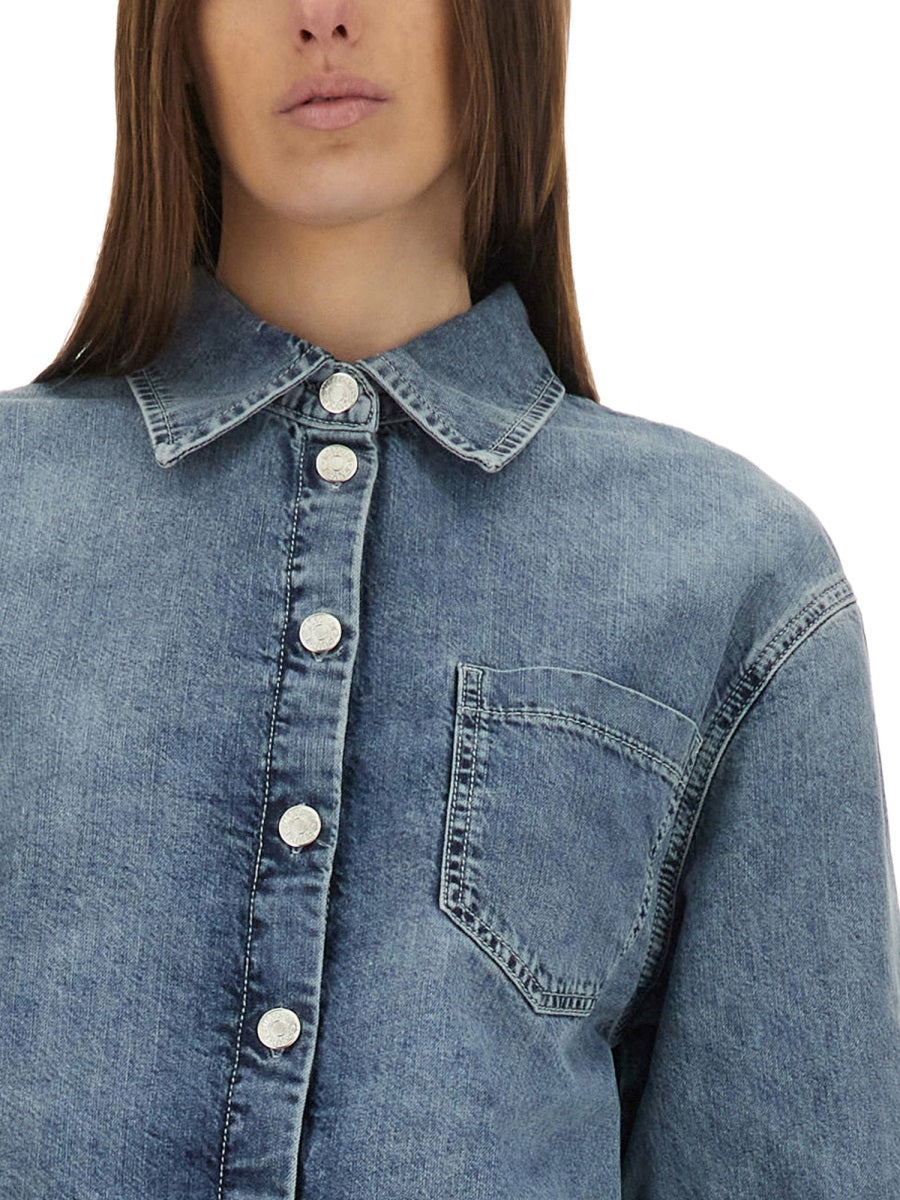 Moschino Jeans Shirts - Blue | Wanan Luxury