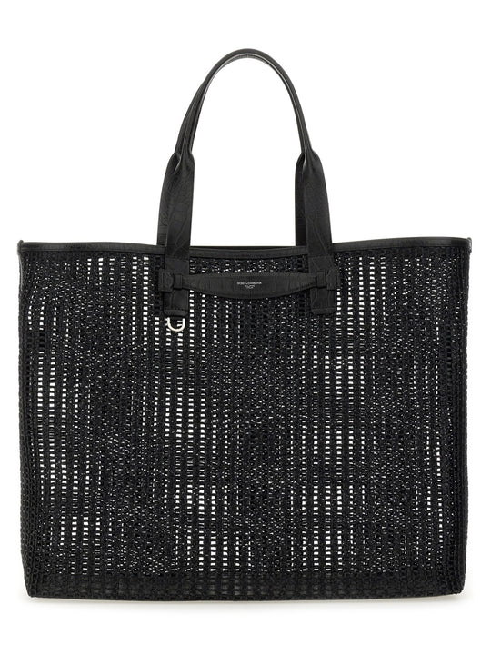 Woven Mesh Shopping Bag