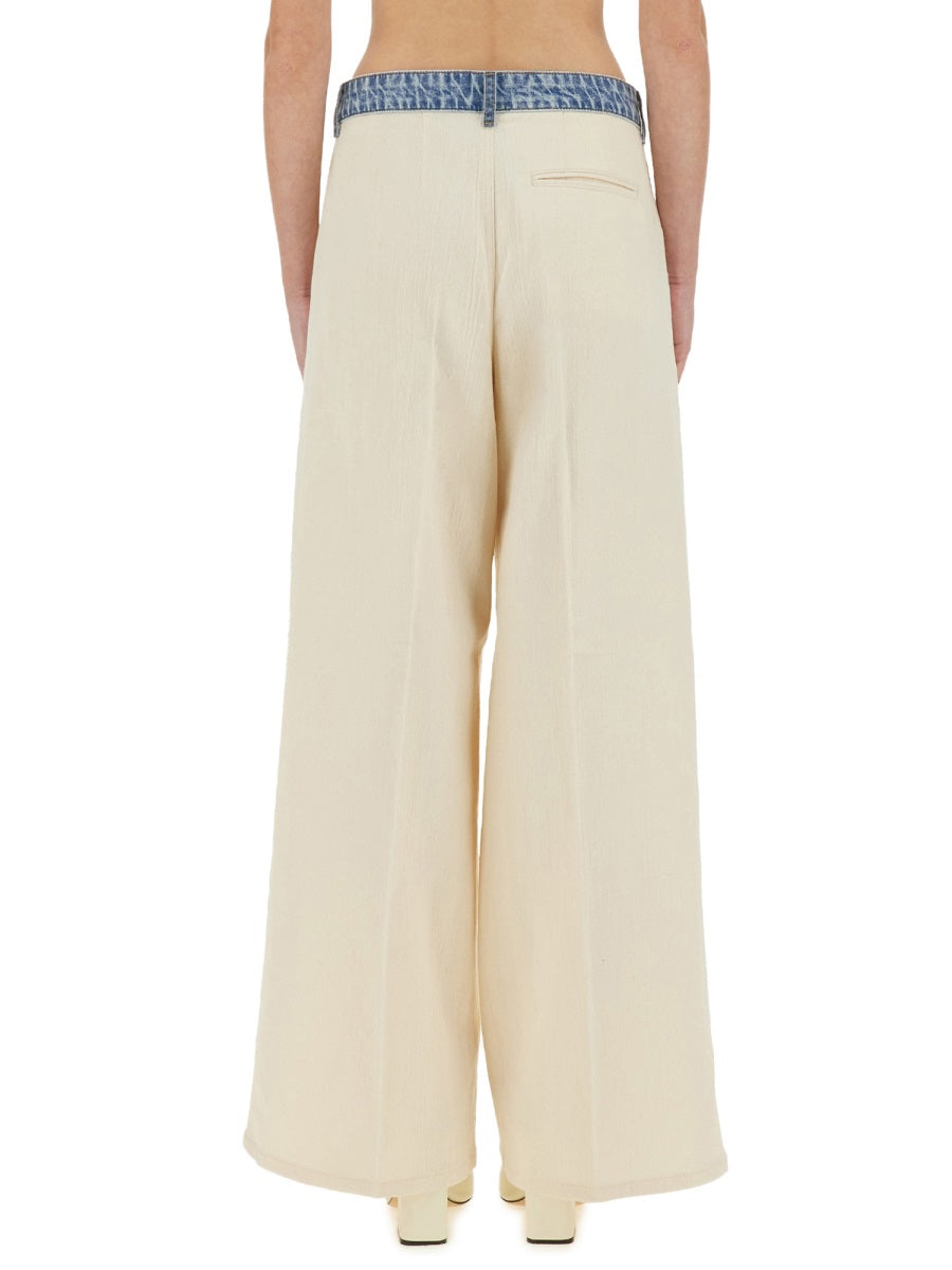 Moschino Jeans Pants - White | Wanan Luxury