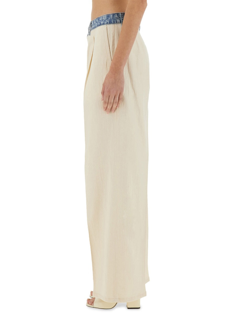 Moschino Jeans Pants - White | Wanan Luxury