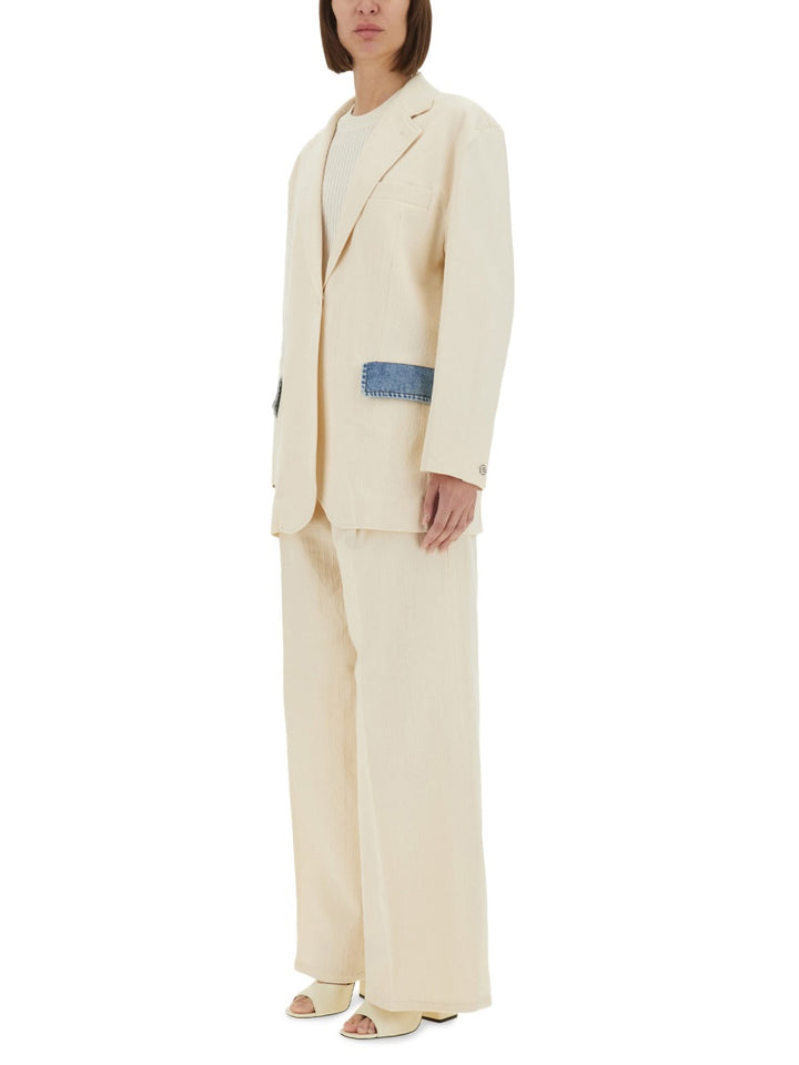 Moschino Jeans Jackets - White | Wanan Luxury