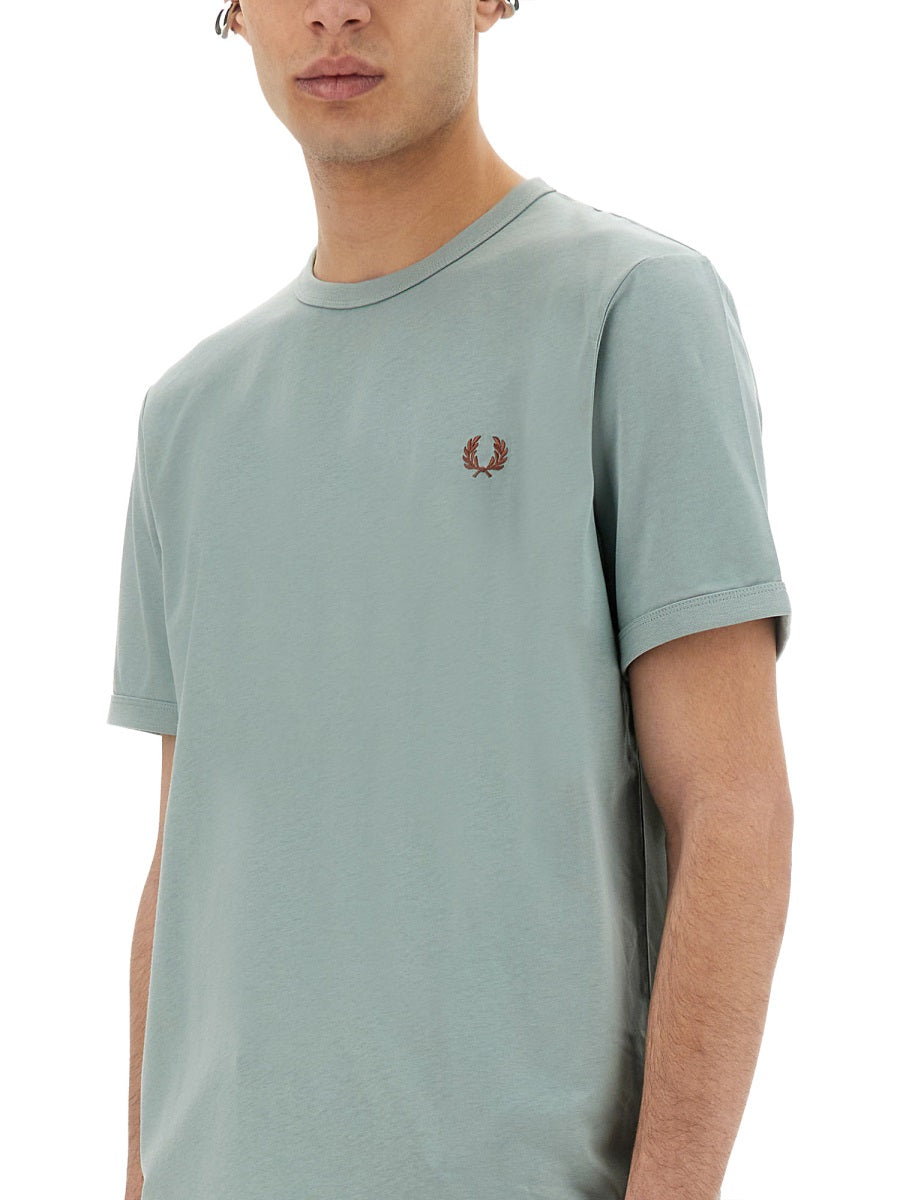 Fred Perry T shirts - White, Light Blue | Wanan Luxury