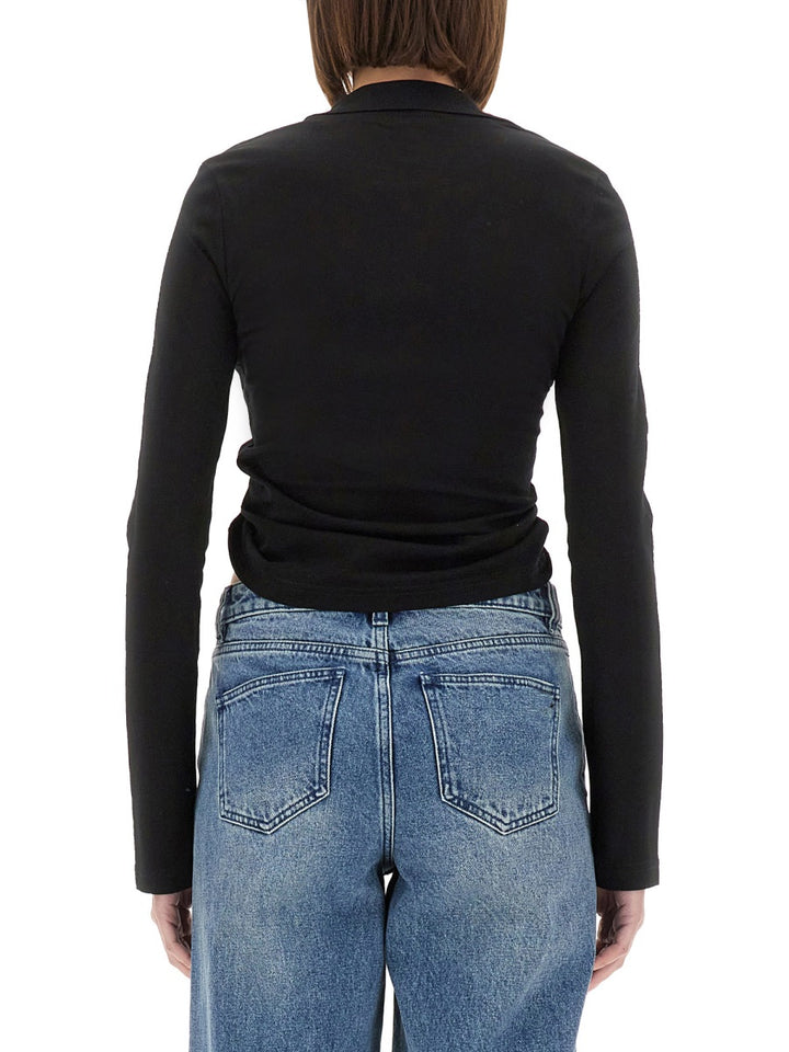 Courrèges Polo - Black | Wanan Luxury