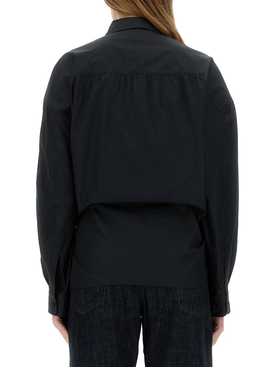 Lemaire Shirts - Black | Wanan Luxury