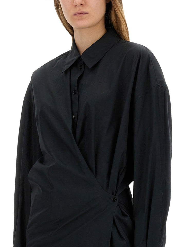 Lemaire Shirts - Black | Wanan Luxury
