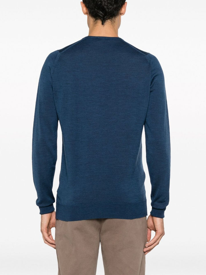 John Smedley Pullover - Blue | e364d2904ee466857ed2426729e717ae47438efc