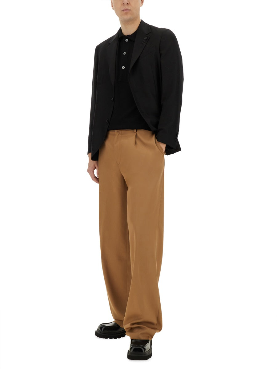 Lardini Polo - Black | Wanan Luxury