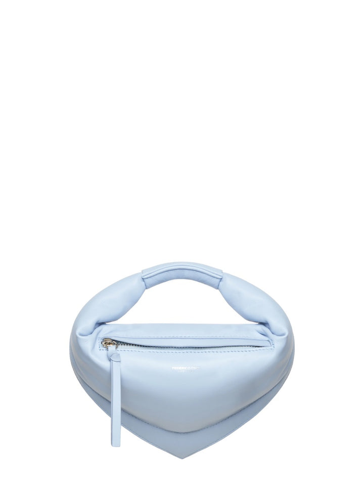 Federico Cina Hand Bags - White, Light Blue | Wanan Luxury