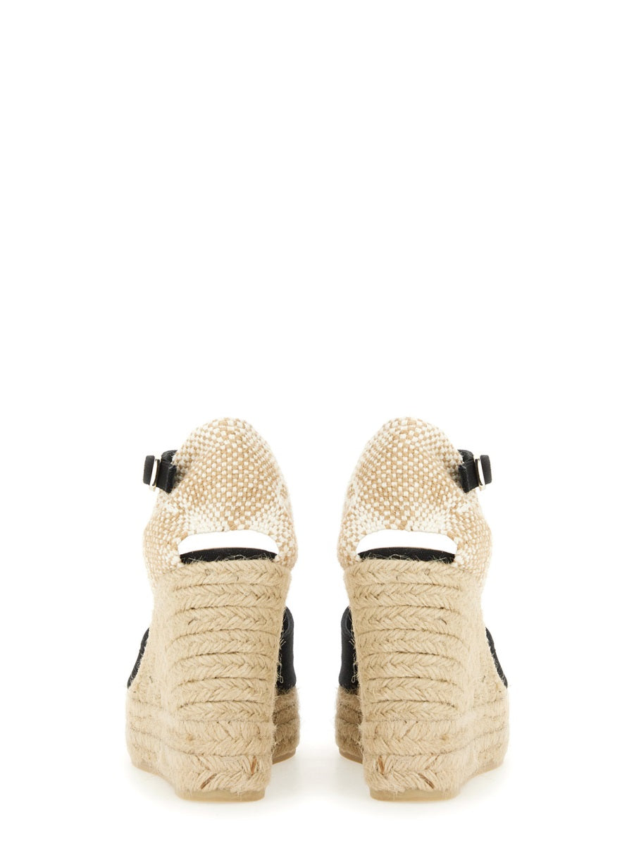 Castañer Wedges - Black | Wanan Luxury