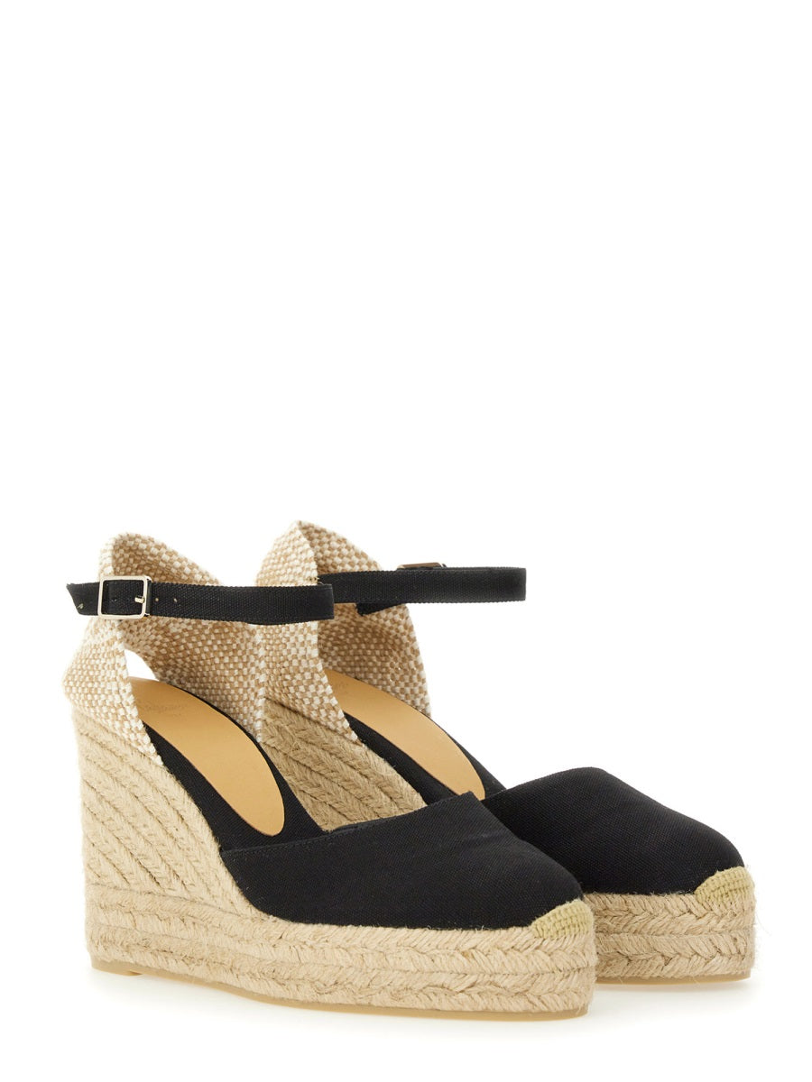 Castañer Wedges - Black | Wanan Luxury