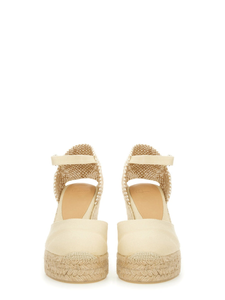 Castañer Wedges - White | Wanan Luxury