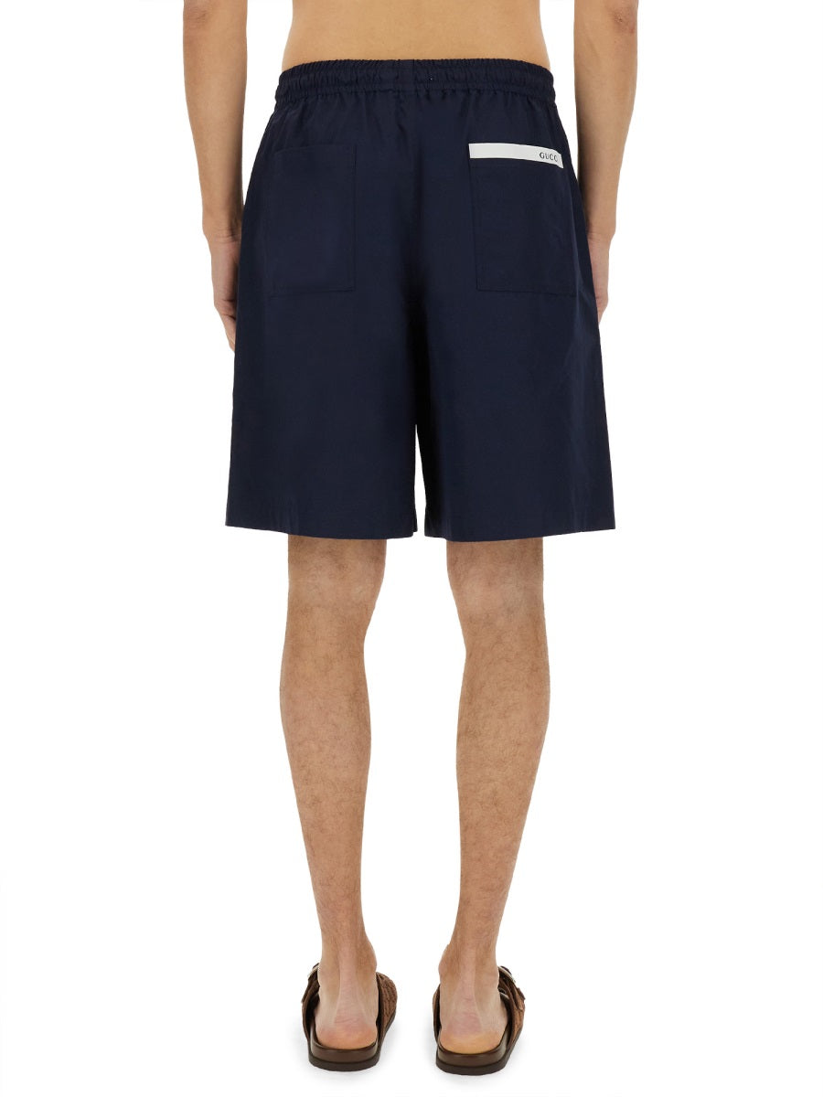 Gucci Shorts - Blue | 5f674191798a77a9ee53394a0a801c7dd30eb726