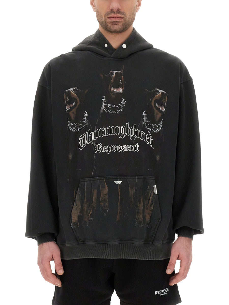 Represent Sweatshirts - Black | Wanan Luxury
