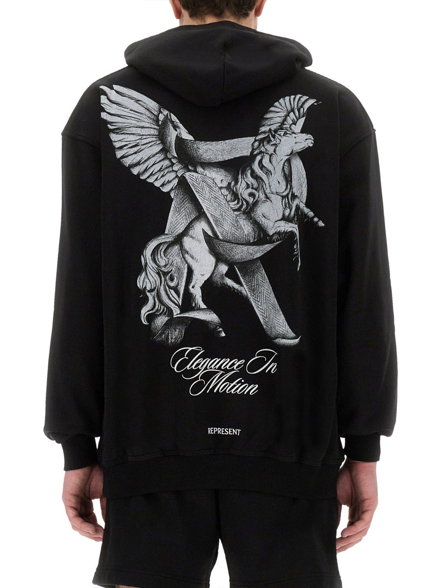Represent Sweatshirts - Black | Wanan Luxury