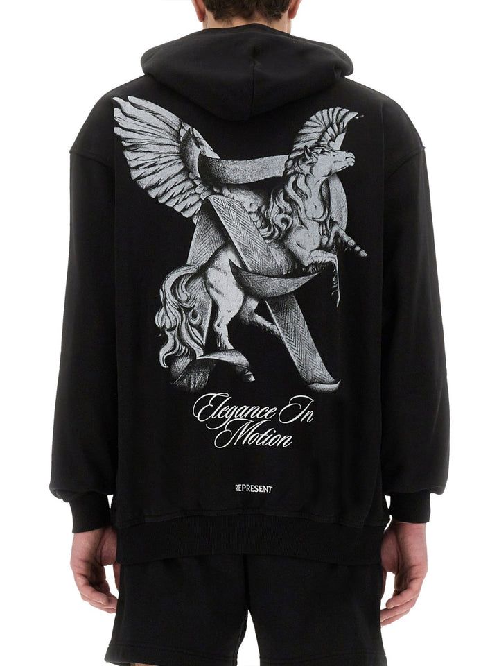 Represent Sweatshirts - Black | Wanan Luxury